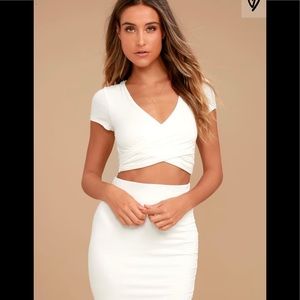 Lulu Ivory Two-Piece Dress
